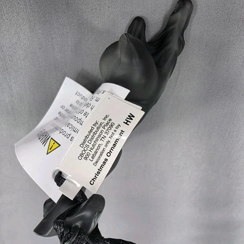Cracker Barrel Exclusive Resin Ghost Black Cat Ornament NWT Halloween '25 Spooky